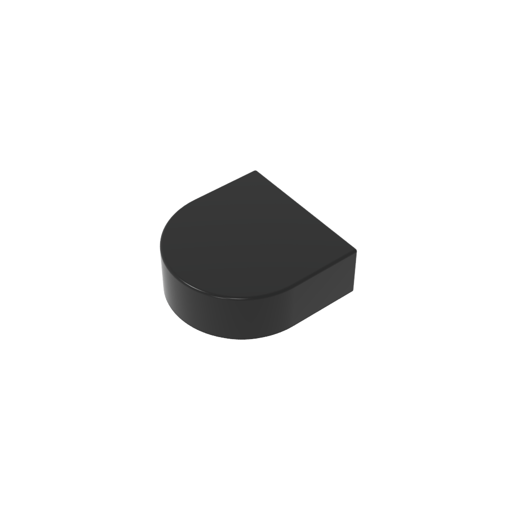 Fliese 1 x 1 Halbkreis