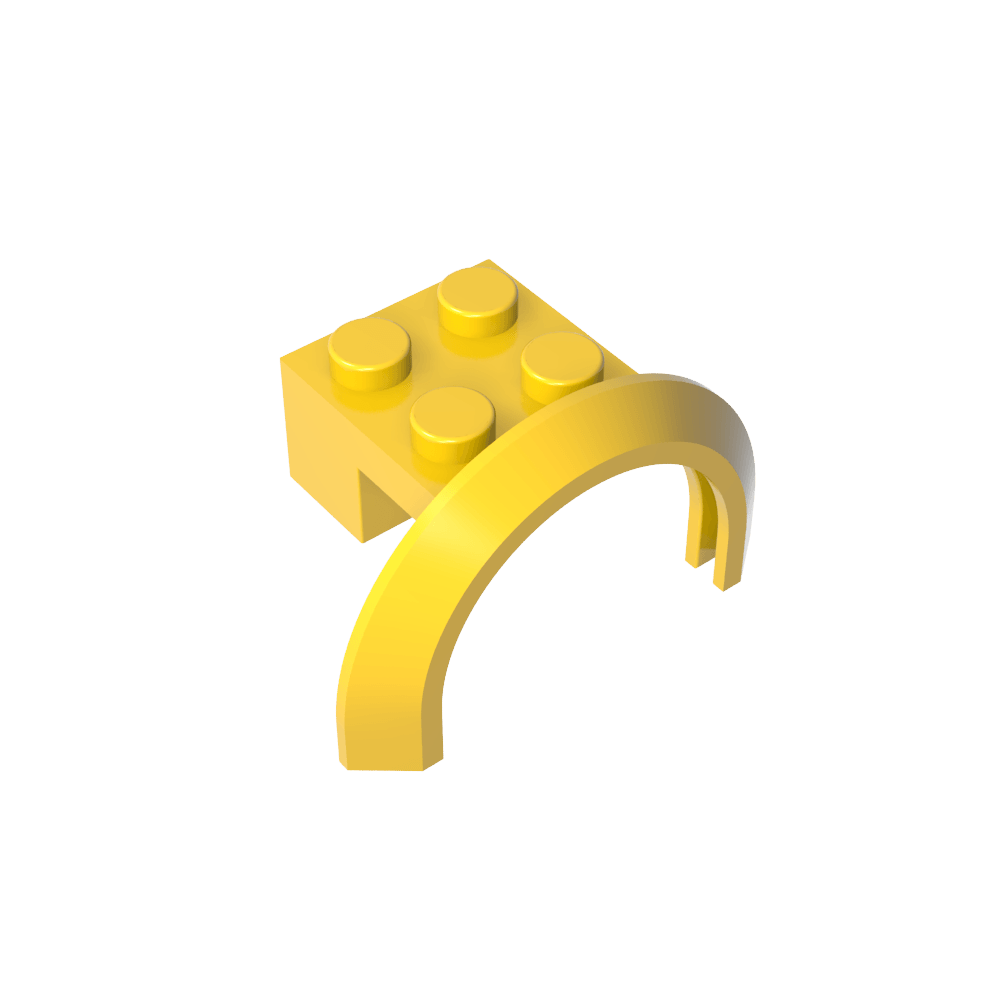 Radlauf, Kotflügel 4 x 2 1/2 x 2-MyGobricks