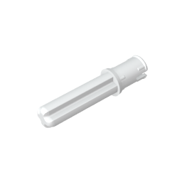 Technic Achsstift 3L mit Reibrippen längs und 2L Achse