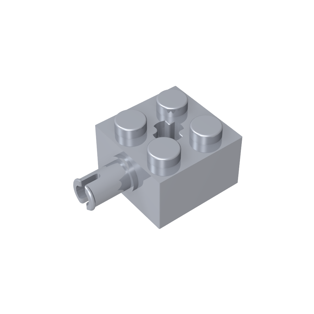 Stein Spezial 2 x 2 mit Stift und Achsloch - MyGobricks