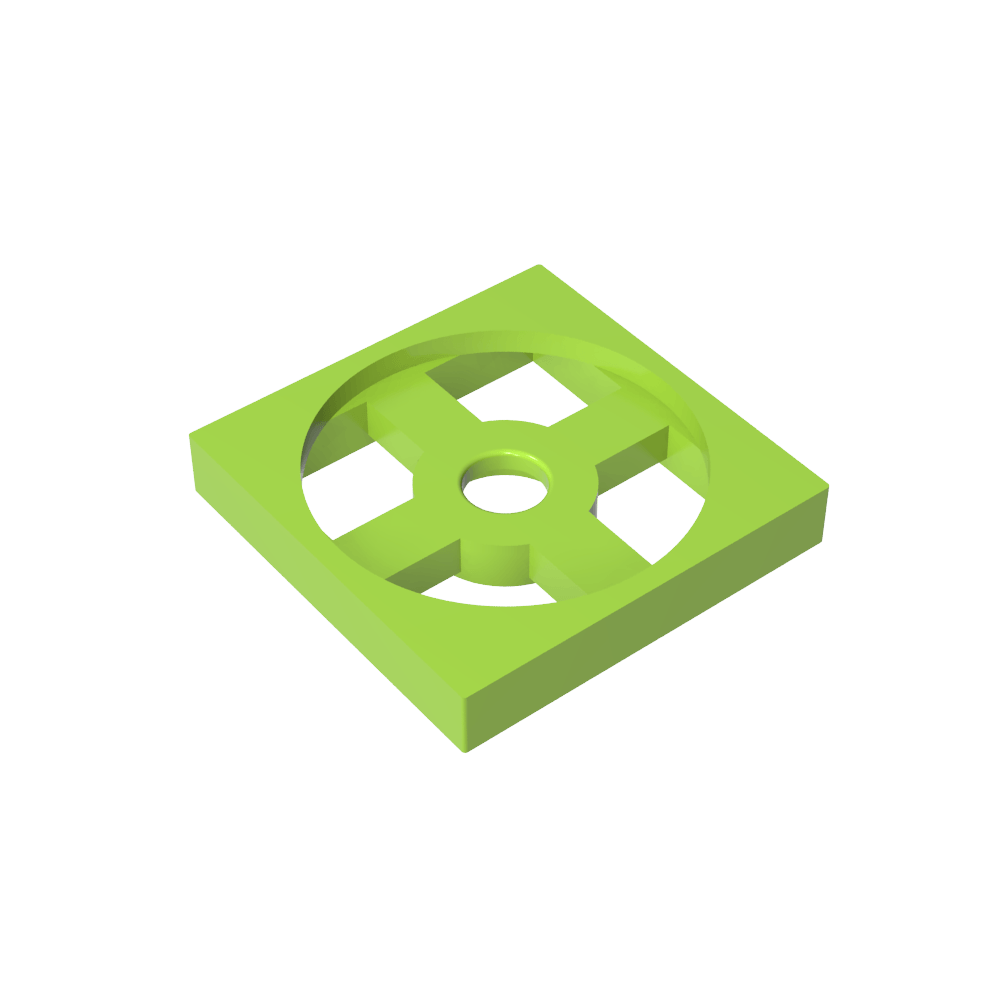 Drehteller 2 x 2 Platte, Sockel-MyGobricks
