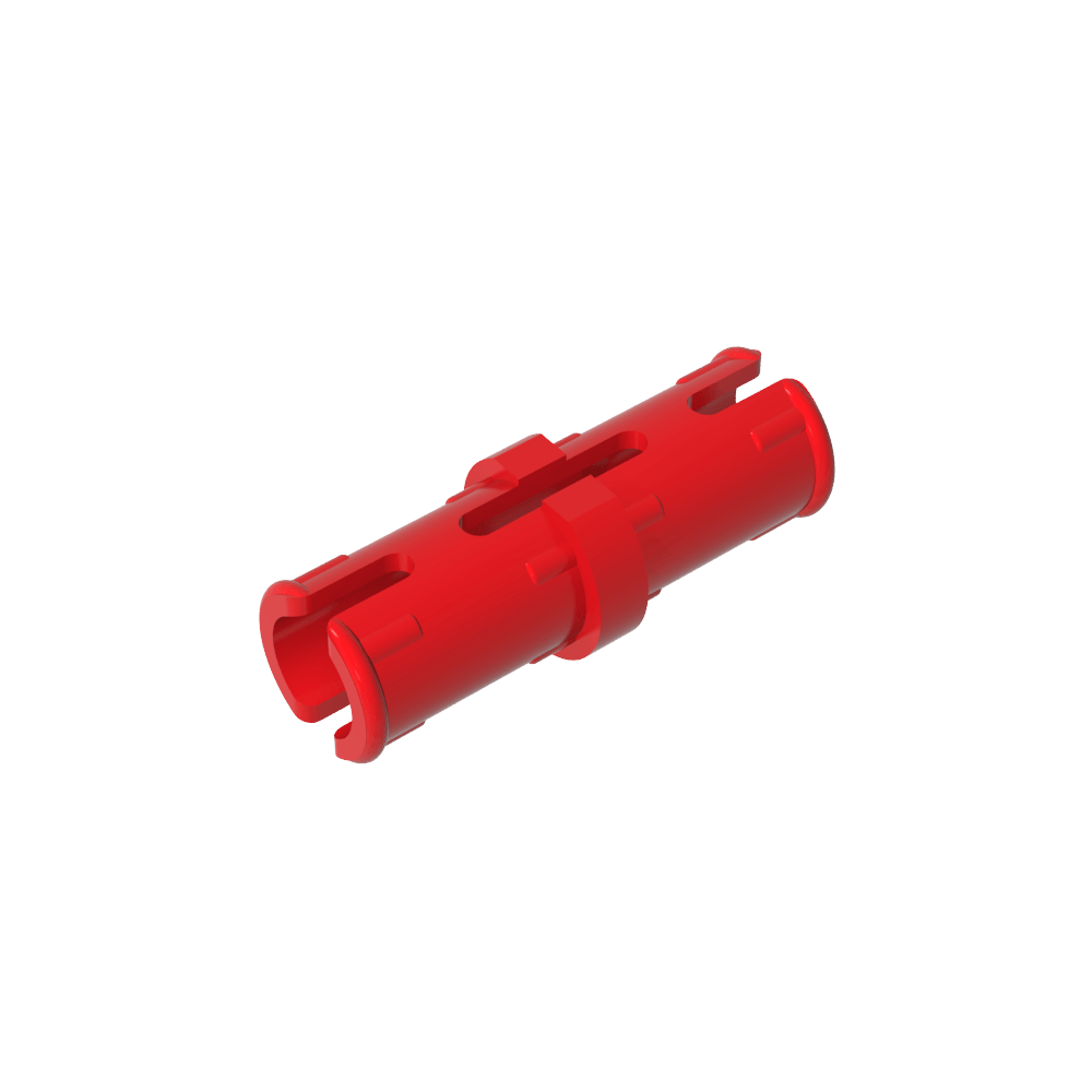 Technic-Stift mit Reibungsrippen in Längsrichtung und Schlitzen in der Mitte - MyGobricks