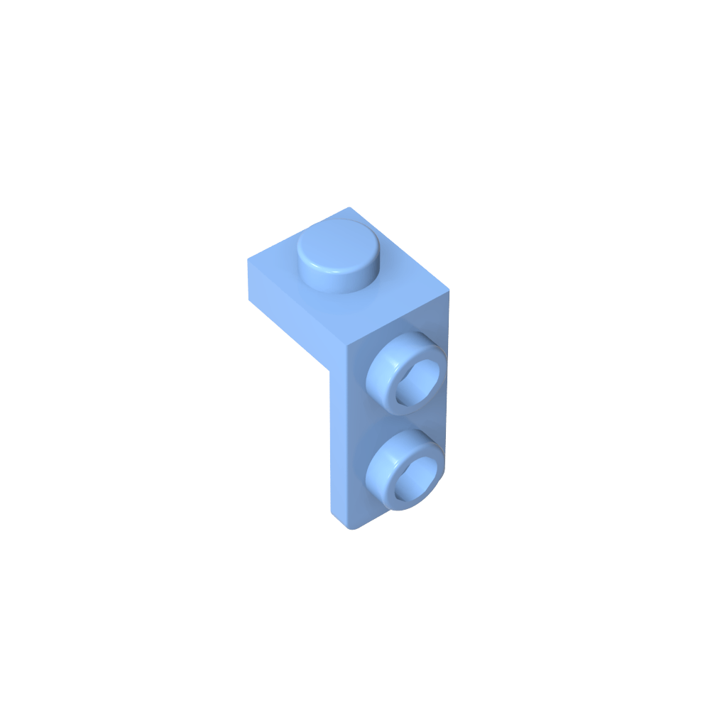 Halterung 1 x 1 - 1 x 2-MyGobricks