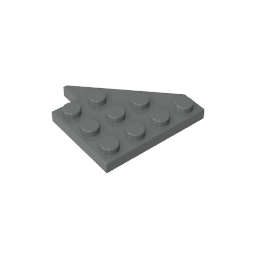 Keilplatte 4 x 4 Flügel links - MyGobricks