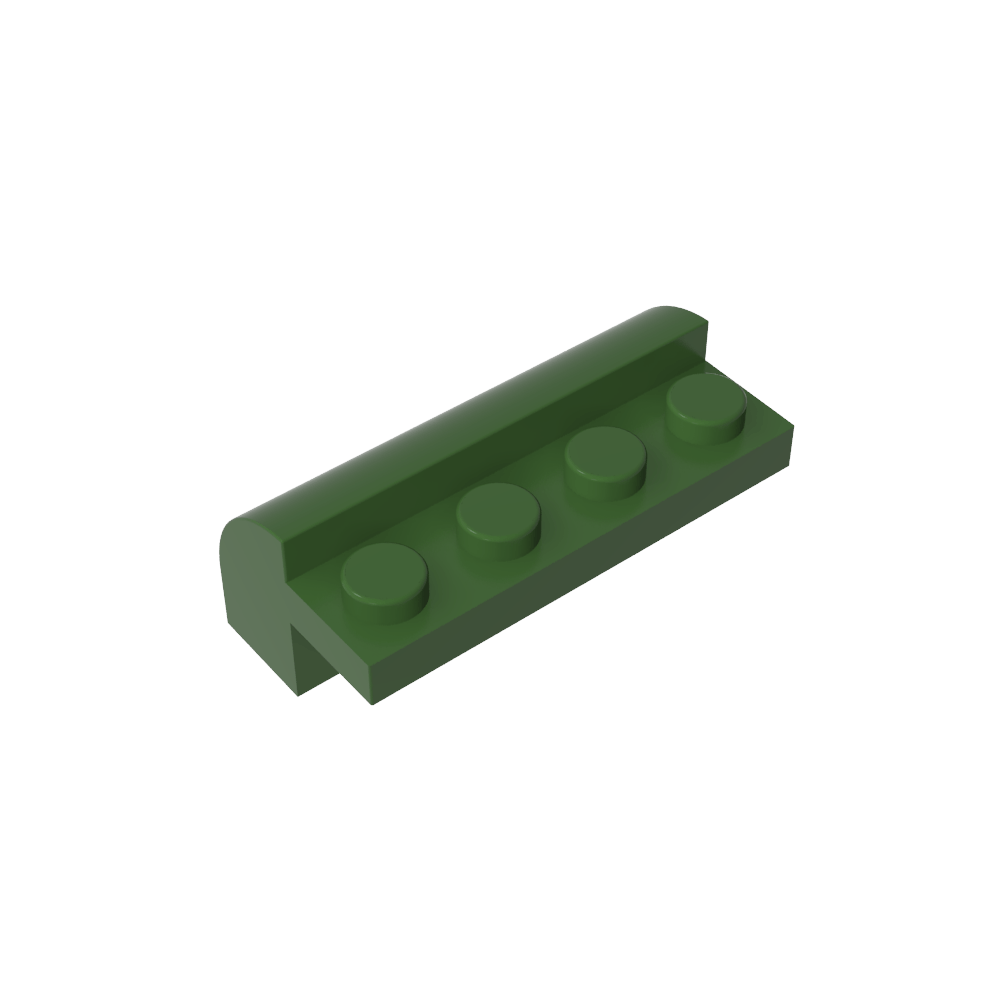 Gebogener Ziegelstein 2 x 4 x 1 1/3 mit gebogener Oberseite - MyGobricks