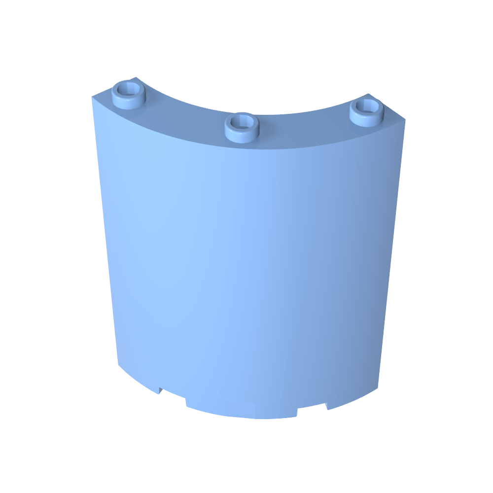 Panel 4 x 4 x 6 Viertelzylinder-MyGobricks