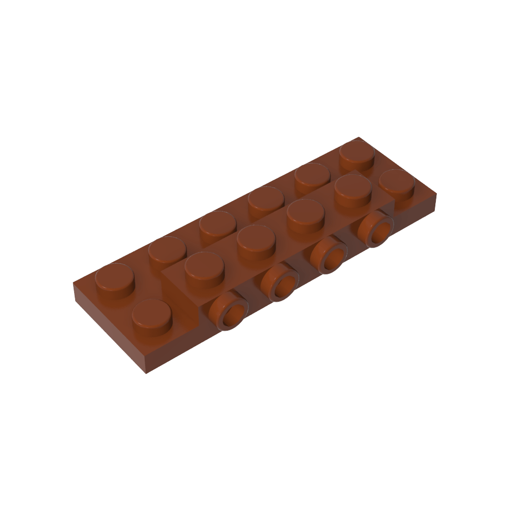 Platte Spezial 2 x 6 x 2/3 [Vier Noppen an der Seite]-MyGobricks