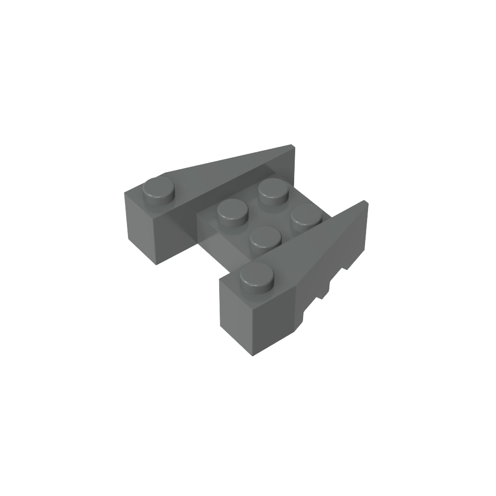 Keil 3 x 4 [Stud Kerben]-MyGobricks