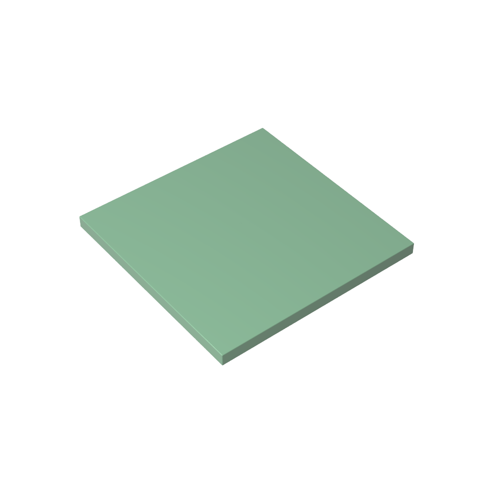 Fliese 6 x 6 mit Bodenrohren