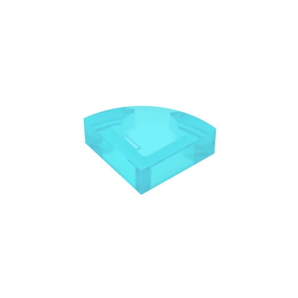 Fliese rund 1 x 1 Viertel