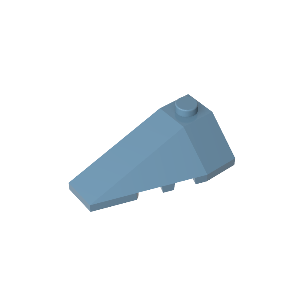 Keil schräg 4 x 2 dreifach links-MyGobricks