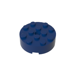 Rundstein 4 x 4 [Mittelloch]-MyGobricks