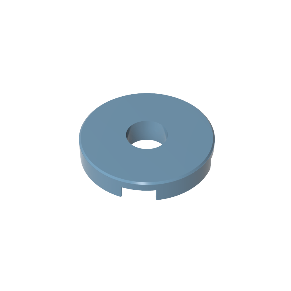 Fliese rund 2 x 2 mit Loch - MyGobricks