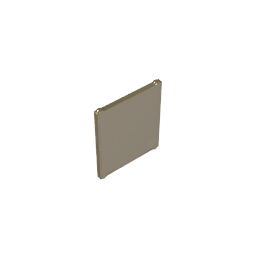 1x3x3 flaches Frontfensterglas