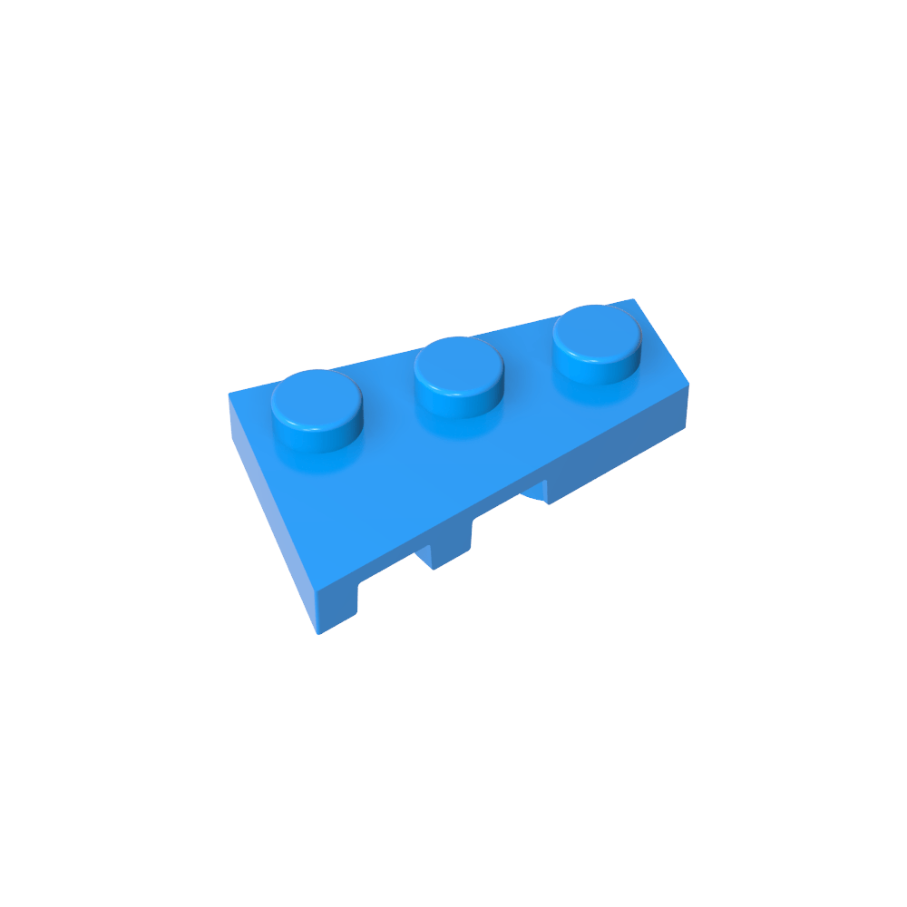 Keilplatte 3 x 2 Rechts-MyGobricks