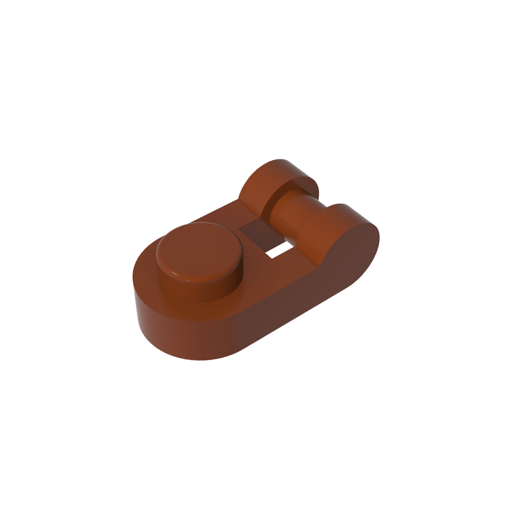 Platte Spezial 1 x 1 abgerundet mit Griff-MyGobricks