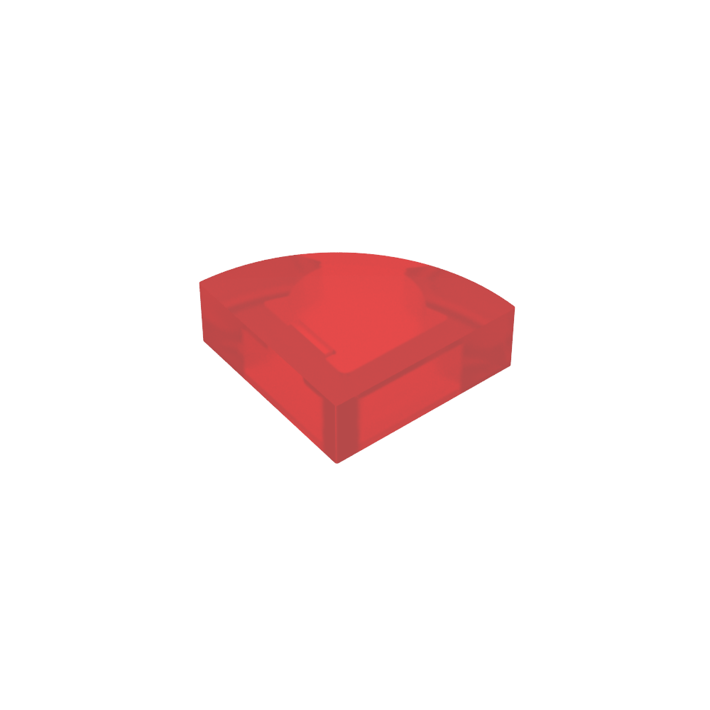 Fliese rund 1 x 1 Viertel