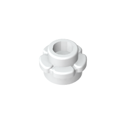 Pflanze, Blume, Platte rund 1 x 1 mit 5 Blütenblättern