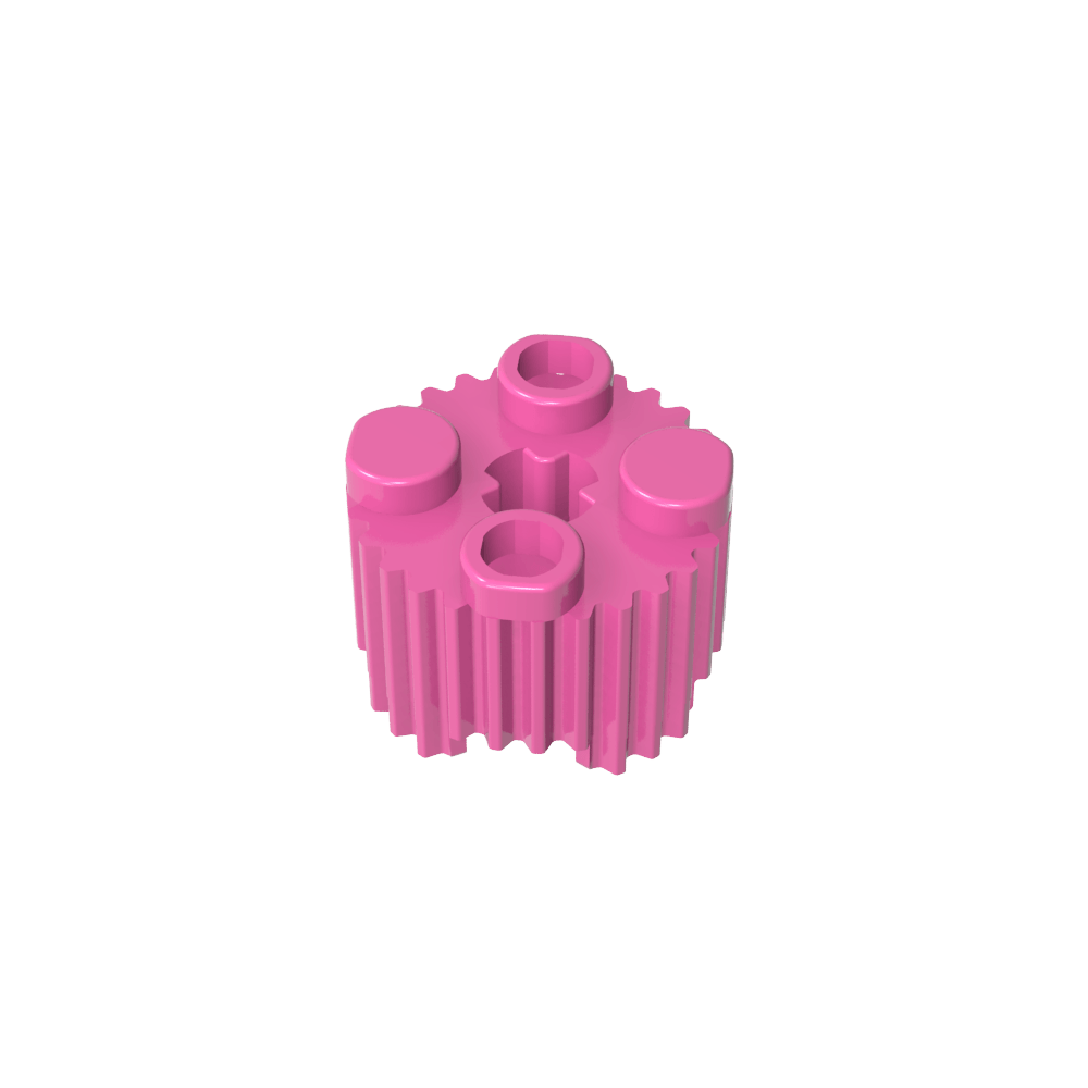 Rundstein 2 x 2 [Grill]-MyGobricks