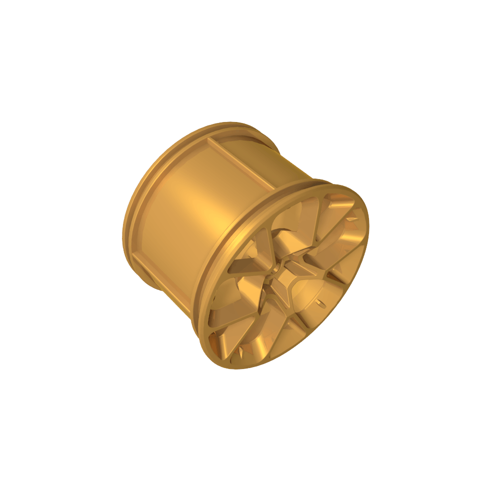 Rad 62,3 x 42 groß mit silbernem Umrissdruck - MyGobricks