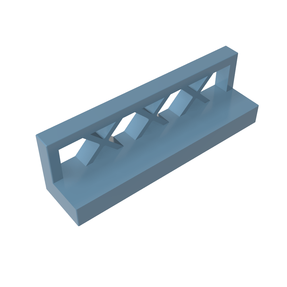 Zaun 1 x 4 x 1-MyGobricks