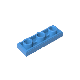 Fliese Spezial 1 x 3 Invertiert mit Mittelloch