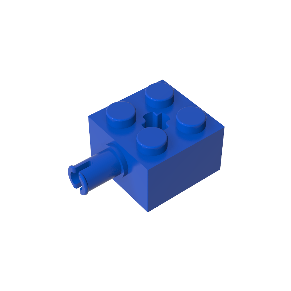 Stein Spezial 2 x 2 mit Stift und Achsloch - MyGobricks