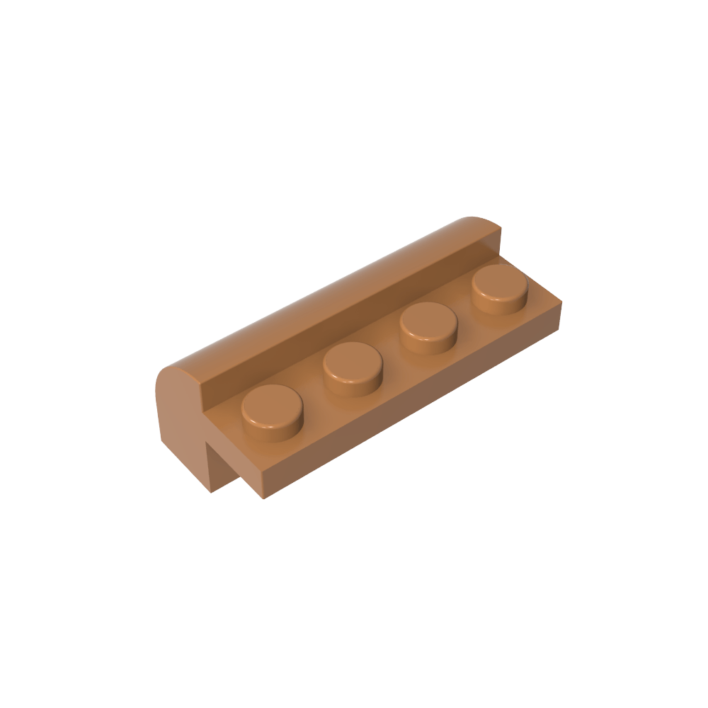 Gebogener Ziegelstein 2 x 4 x 1 1/3 mit gebogener Oberseite - MyGobricks
