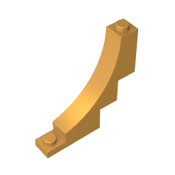 Ziegelbogen 1 x 5 x 4 invertiert - MyGobricks