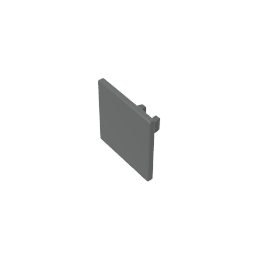 Straßenschild zum Anklipsen, 2 x 2, quadratisch [Dicker, offener O-Clip]