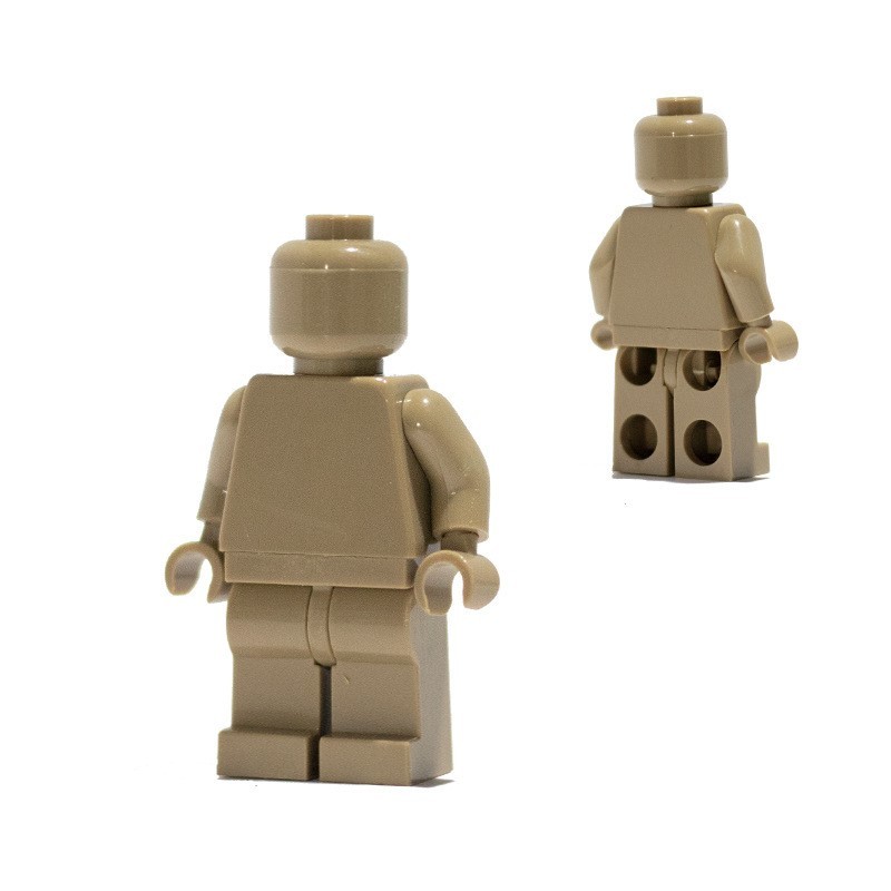 Minifiguren aus einfarbigen Bausteinen, kompatibel mit universellen, kleinteiligen, einfarbigen Bausteinen, Trendy Moc (Multi-Creation) Baustein-Wandbasis-Zubehör.