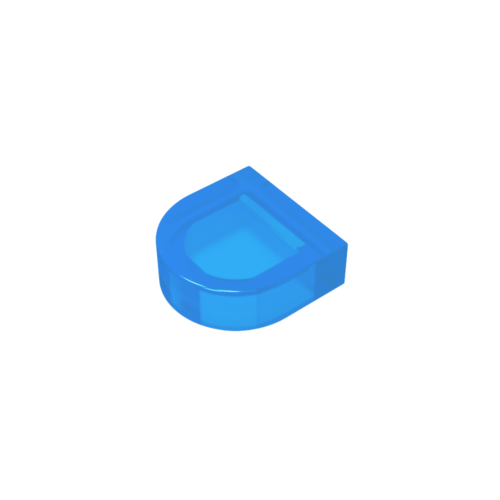 Fliese 1 x 1 Halbkreis