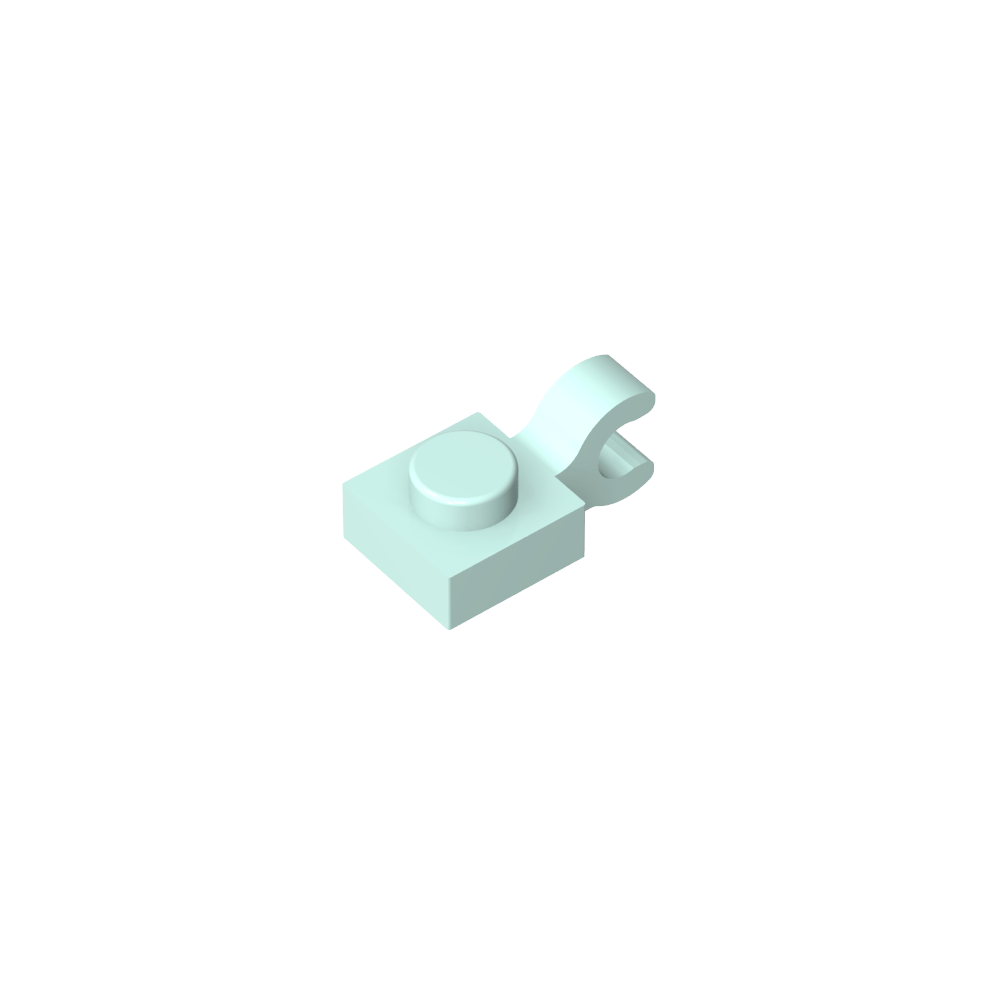 Platte Spezial 1 x 1 mit Clip Horizontal [Dicker U-Clip]-MyGobricks