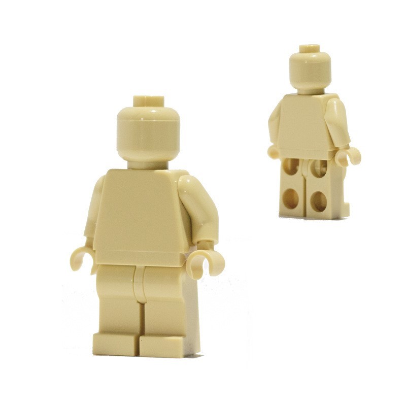 Minifiguren aus einfarbigen Bausteinen, kompatibel mit universellen, kleinteiligen, einfarbigen Bausteinen, Trendy Moc (Multi-Creation) Baustein-Wandbasis-Zubehör.