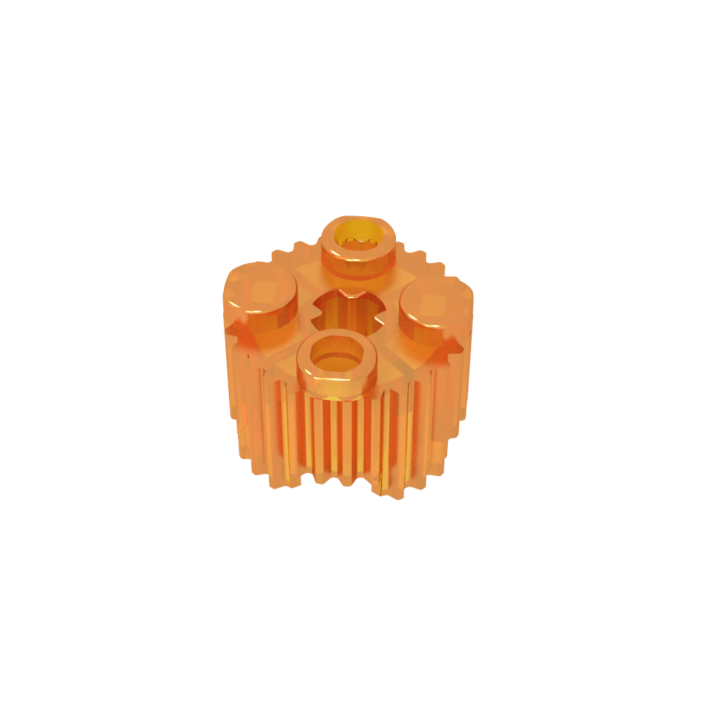 Rundstein 2 x 2 [Grill]-MyGobricks