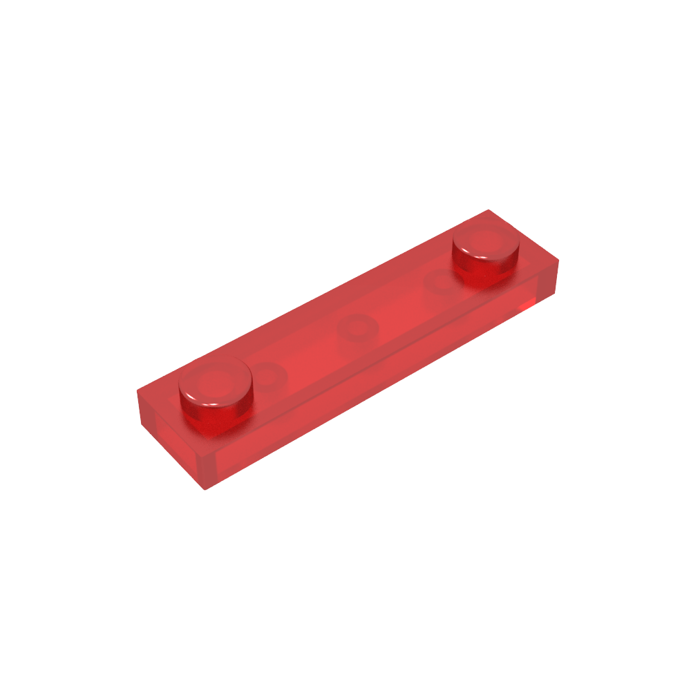 Platte Spezial 1 x 4 mit 2 Noppen-MyGobricks