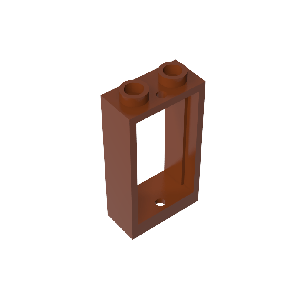 Fenster 1 x 2 x 3 Flache Vorderseite-MyGobricks