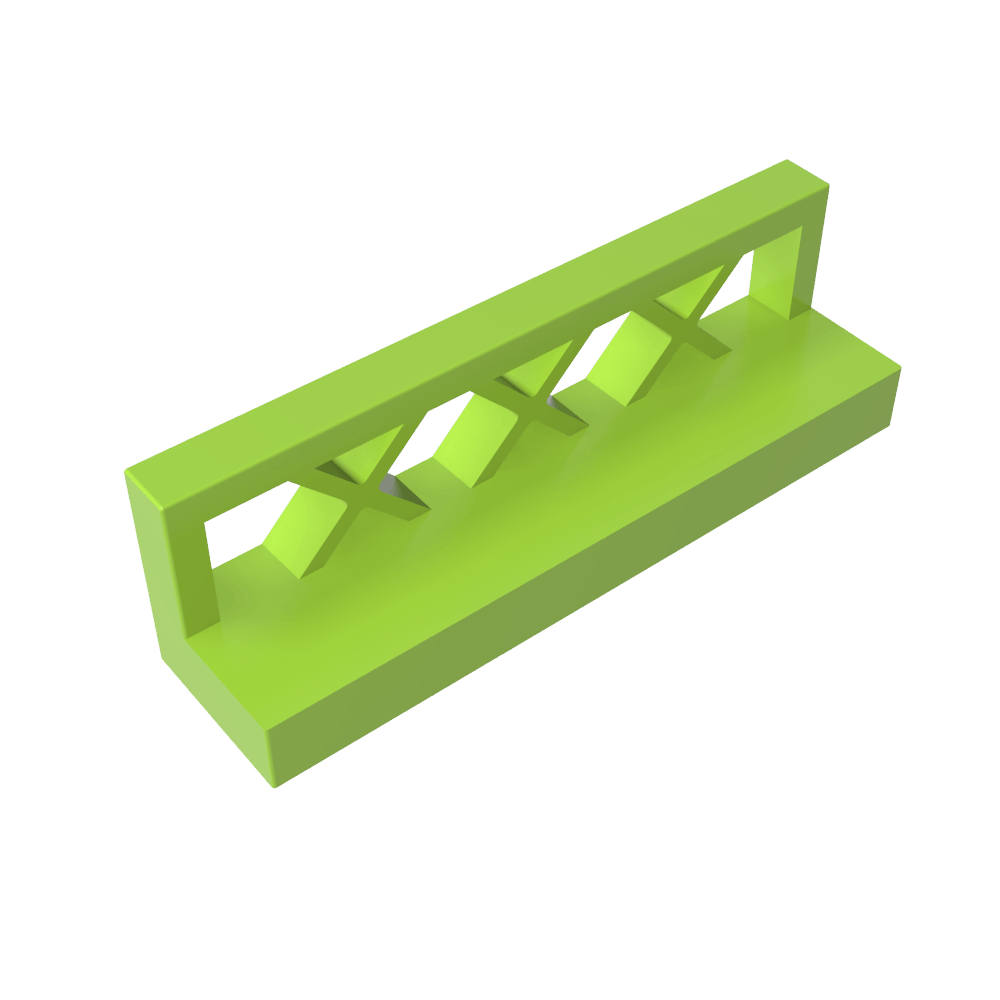 Zaun 1 x 4 x 1-MyGobricks