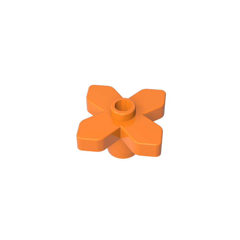 Pflanze, Blume 2 x 2 Blätter - Angular-MyGobricks