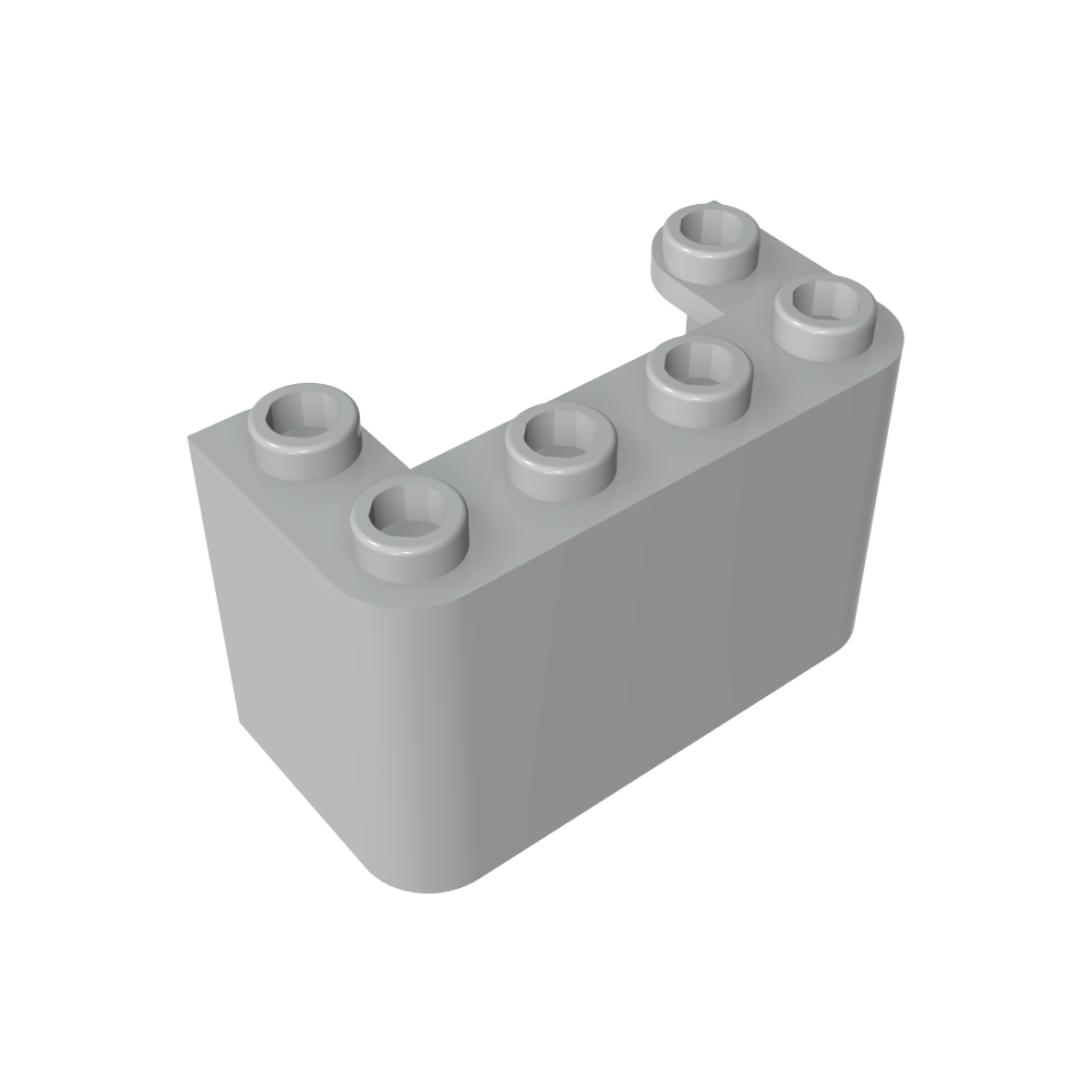 Windschutzscheibe 2 x 4 x 2 Vertikal-MyGobricks