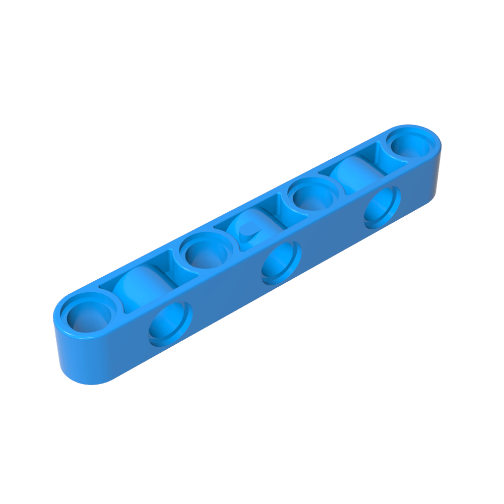 Technic Balken 1 x 7 Dick mit abwechselnden Löchern-MyGobricks