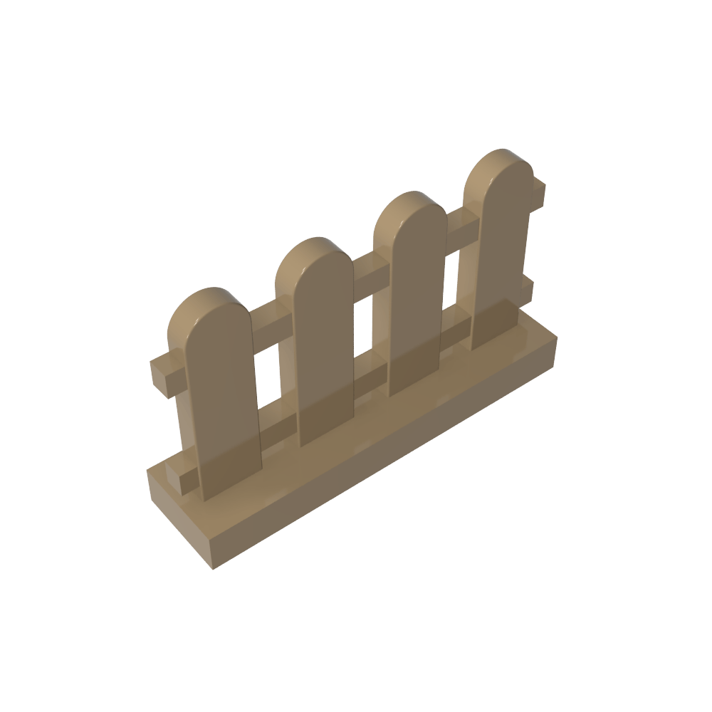 Lattenzaun 1 x 4 x 2-MyGobricks