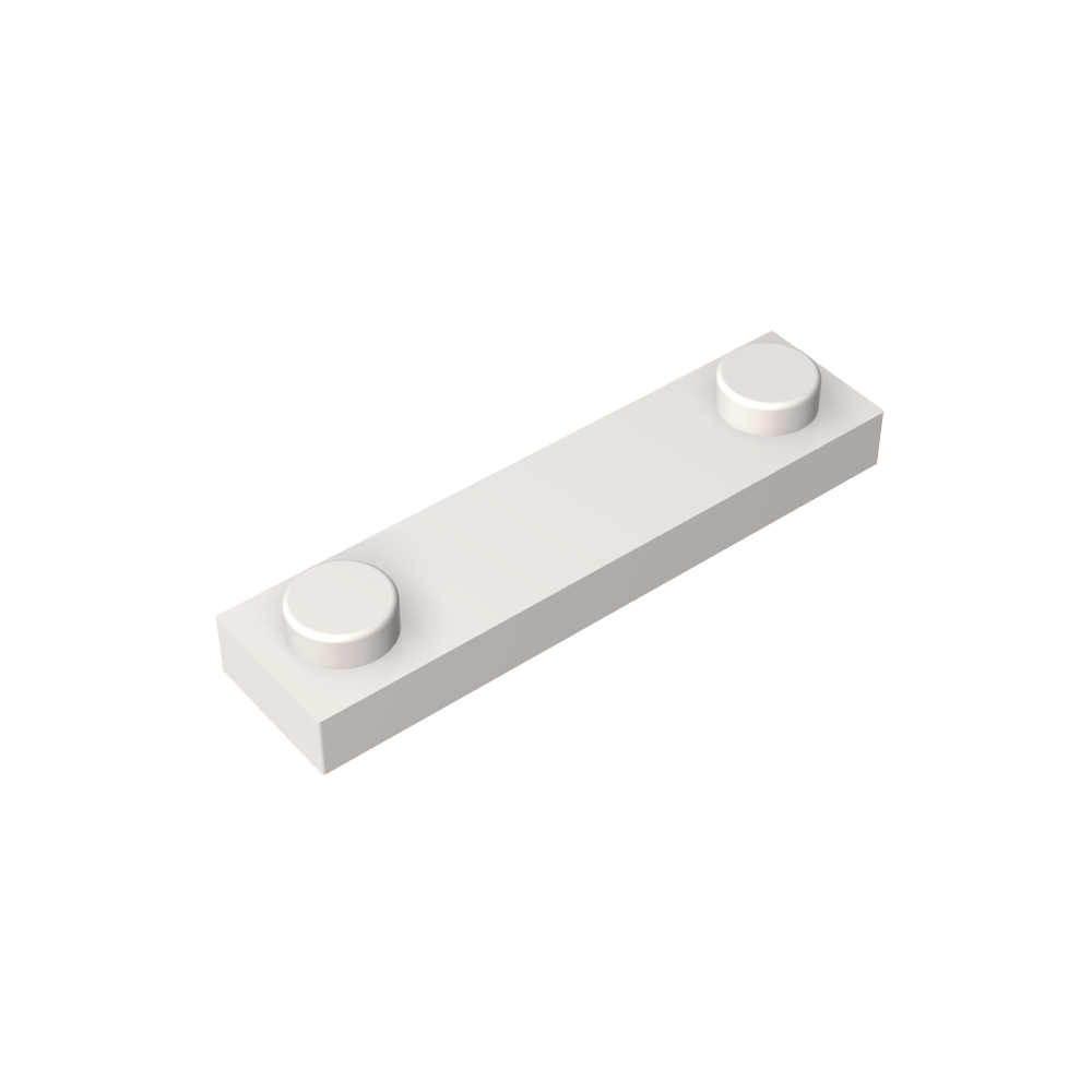 Platte Spezial 1 x 4 mit 2 Noppen-MyGobricks