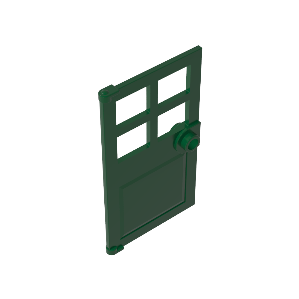Tür 1 x 4 x 6 mit 4 Scheiben und Bolzengriff - MyGobricks