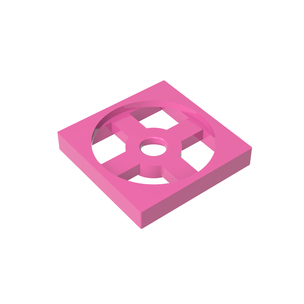 Drehteller 2 x 2 Platte, Sockel-MyGobricks