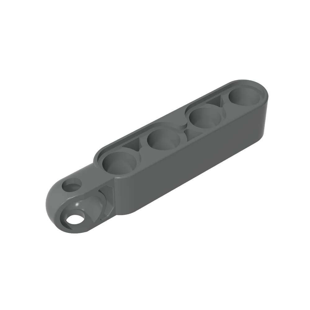 Technic Lenker 5 x 1 mit Kugelkopf-Sockel - MyGobricks