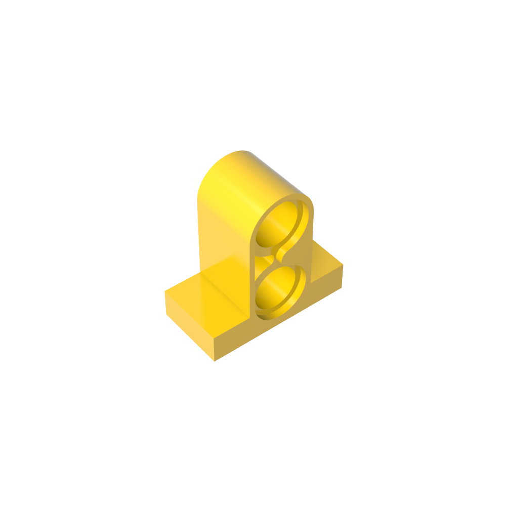 Technic Pin-Anschlussplatte 1 x 2 x 1 2/3 [Zwei Löcher oben]-MyGobricks