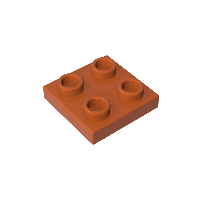 2x2 Bodenplatte mit Bolzenplatte