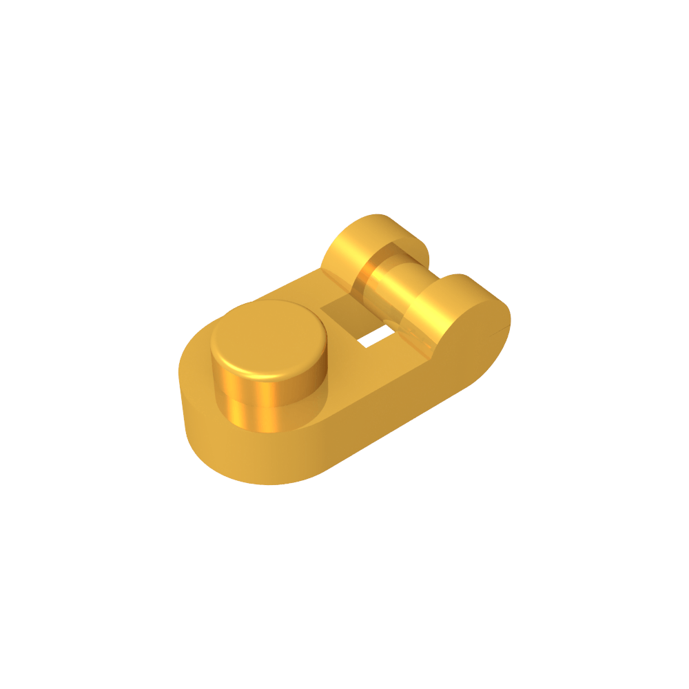 Platte Spezial 1 x 1 abgerundet mit Griff-MyGobricks