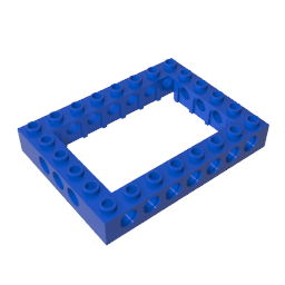 Technic Stein 6 x 8 mit offenem Zentrum 4 x 6